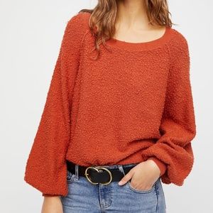 Free People Found My Friend Boucle` Pullover